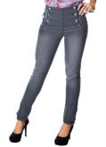 Calça Jeans Tradicional Cinza
