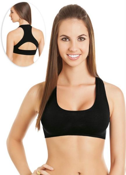 Top Preto com Abertura nas Costas